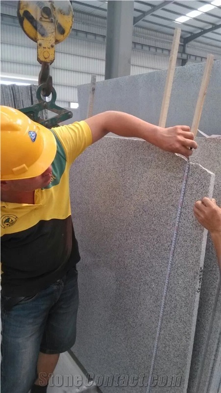 G603 Bacuo White Flooring, Walling Chinese White/Grey Granite Tiles & Slabs