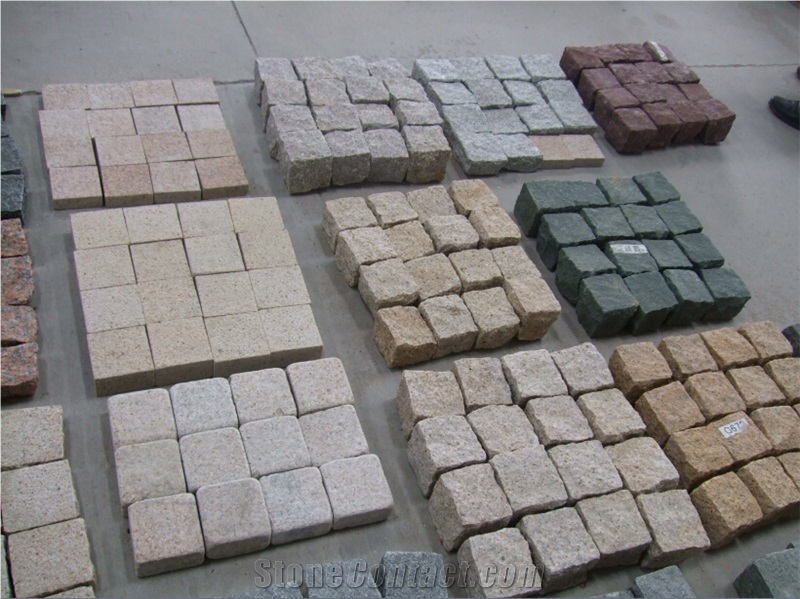 Granite Cube Stone, Cobble Stone