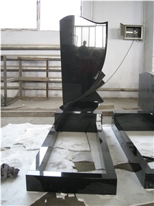 Granite Tombstone & Mounment, Shanxi Black Granite