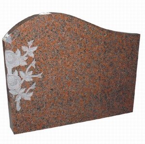 Red Granite Gravestone, Tombstone and Mounment