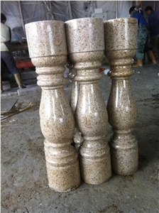 Yellow Granite Baluster, Stone Railing