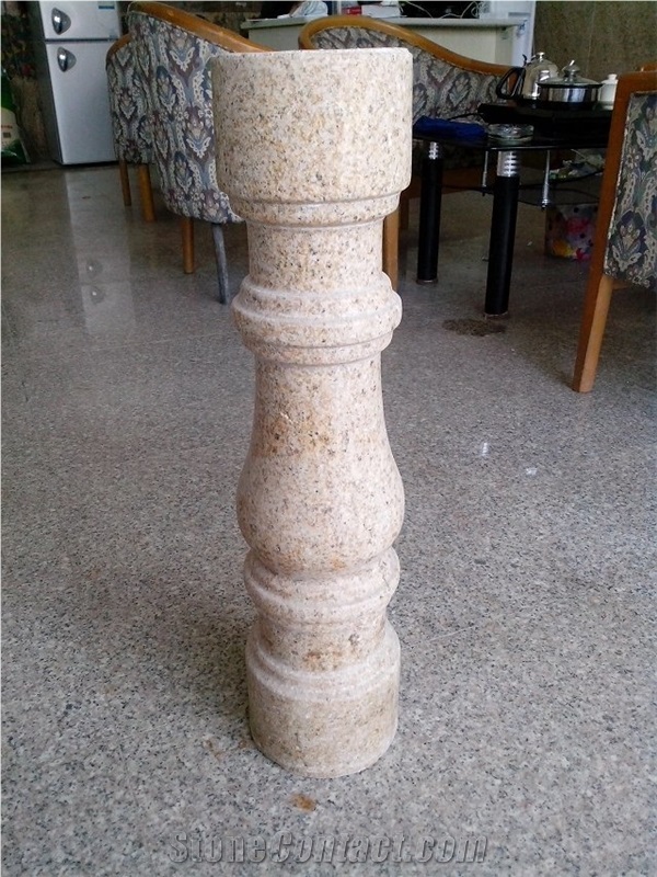 Yellow Granite Baluster, Stone Railing