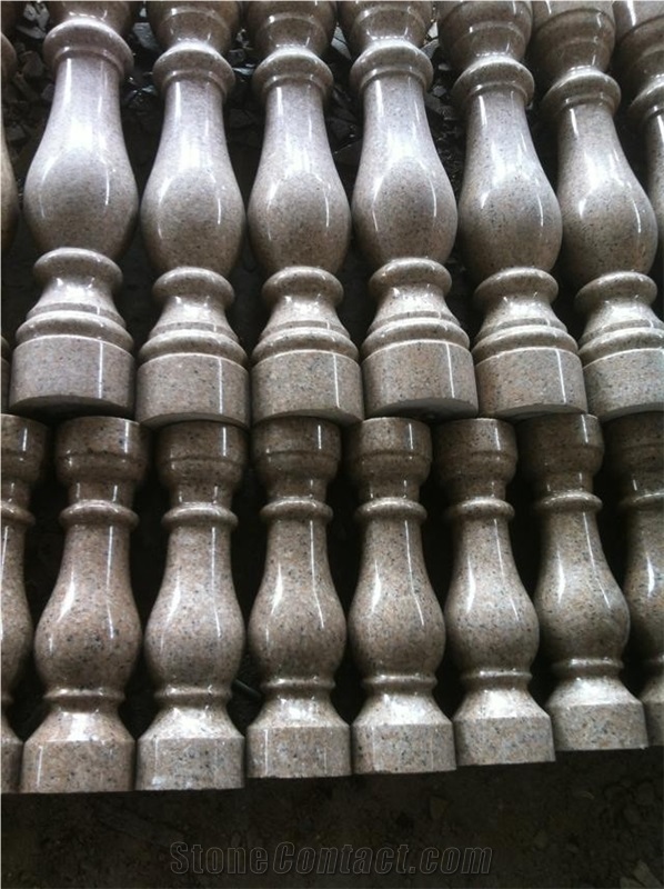 Yellow Granite Baluster, Stone Railing