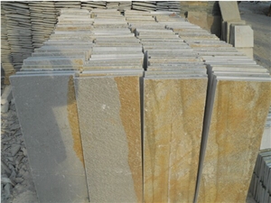 Yellow Wood Slate Tiles, Wall Cladding & Fooring Tiles