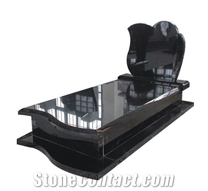 Absolute Black Granite Tombstone, Black Granite Monument & Tombstone