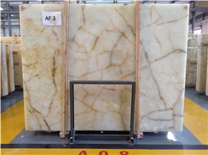 Af White Onyx Slabs & Tiles