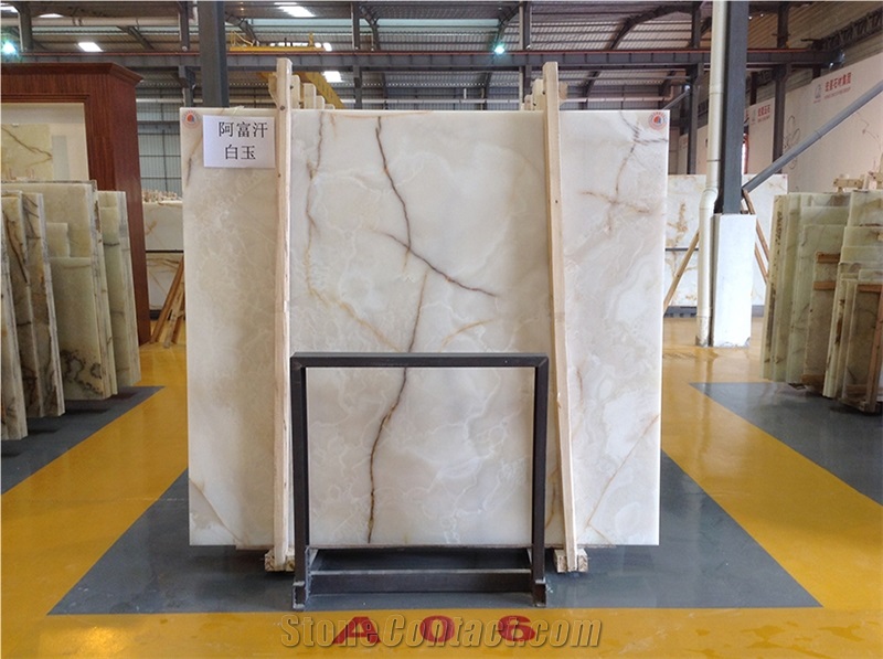 Afganisan White Onyx Slabs & Tiles, Afganistan White Onyx Slabs & Tiles
