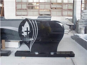 Black Granite Monument & Tombstone