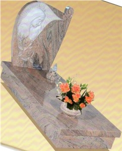 China Brown Granite Monument & Tombstone China Brown Granite Monument & Tombstone