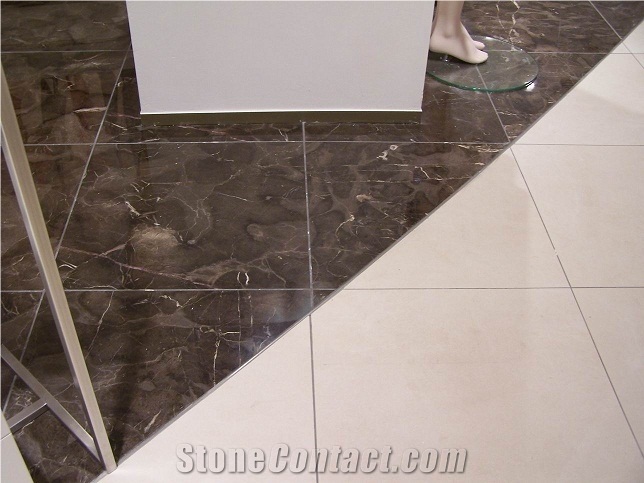 China Dark Emperador Marble Slabs & Tiles