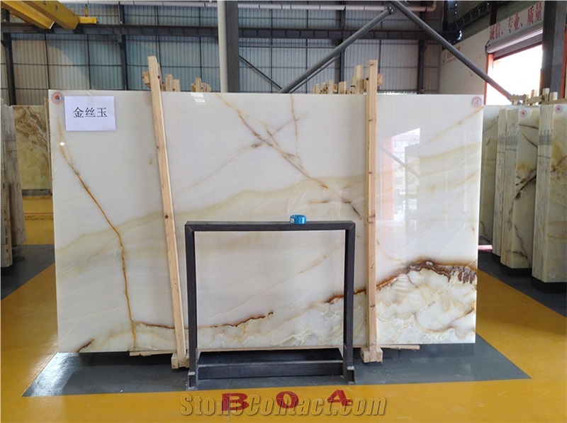 Gold Jade Slabs & Tiles
