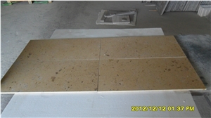 Henan Yellow Limestone Slabs & Tiles