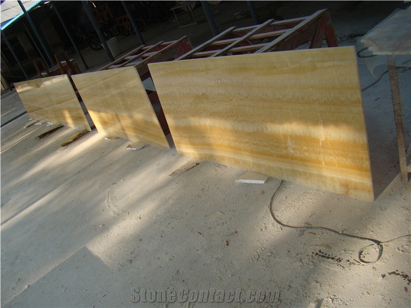 Honey Onyx Slabs & Tiles