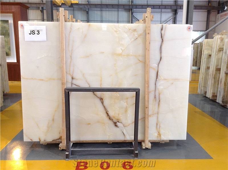 Js White Onyx Slabs & Tiles