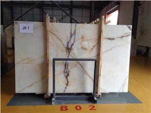 Js White Onyx Slabs & Tiles