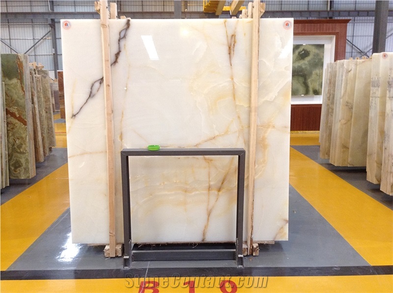 Js White Onyx Slabs & Tiles