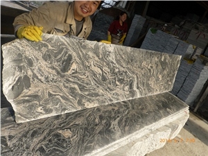 Juparana Light Grey Granite Slabs & Tiles