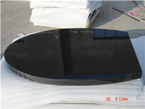 Mongolia Black Granite Monument