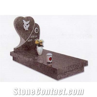 Red Granite Monument & Tombstone