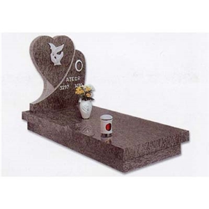 Red Granite Monument & Tombstone