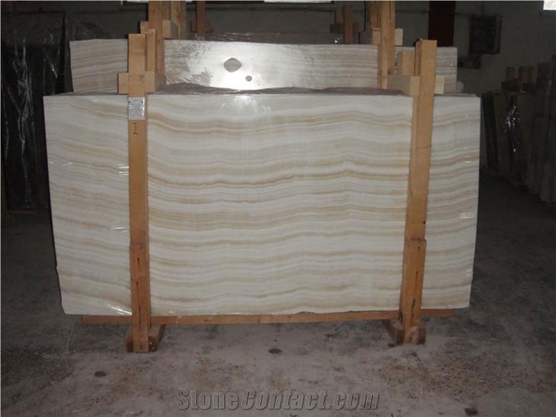 Timble White Onyx Slabs & Tiles