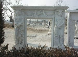 White Marble Fireplace White Marble Fireplace