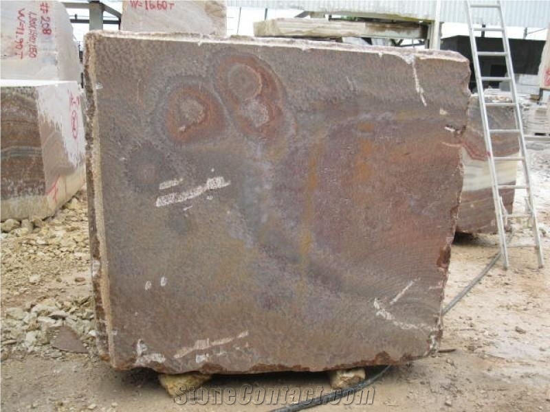 Rojo Onyx Block, Mexico Red Onyx