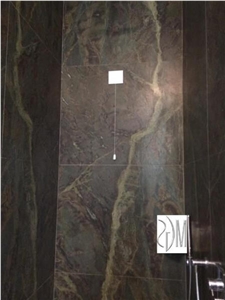 Shower Floor Designed with Verde Borgogna, Verde Borgogna Marble Bath Wall and Floor Shower Floor Designed with Verde Borgogna, Verde Borgogna Marble Bath Wall and Floor