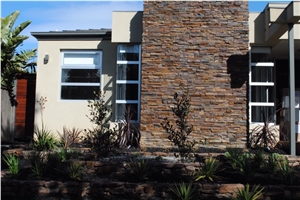 Rustic Slate Stone 600x150 Front Feature Wall