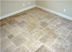 Tumbled Travertine Pattern Floor Tiles, Turkey Beige Travertine Tumbled Travertine Pattern Floor Tiles, Turkey Beige Travertine