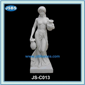 Carved Cheap Female Stone Statue for Sale, Natural Marble Statues