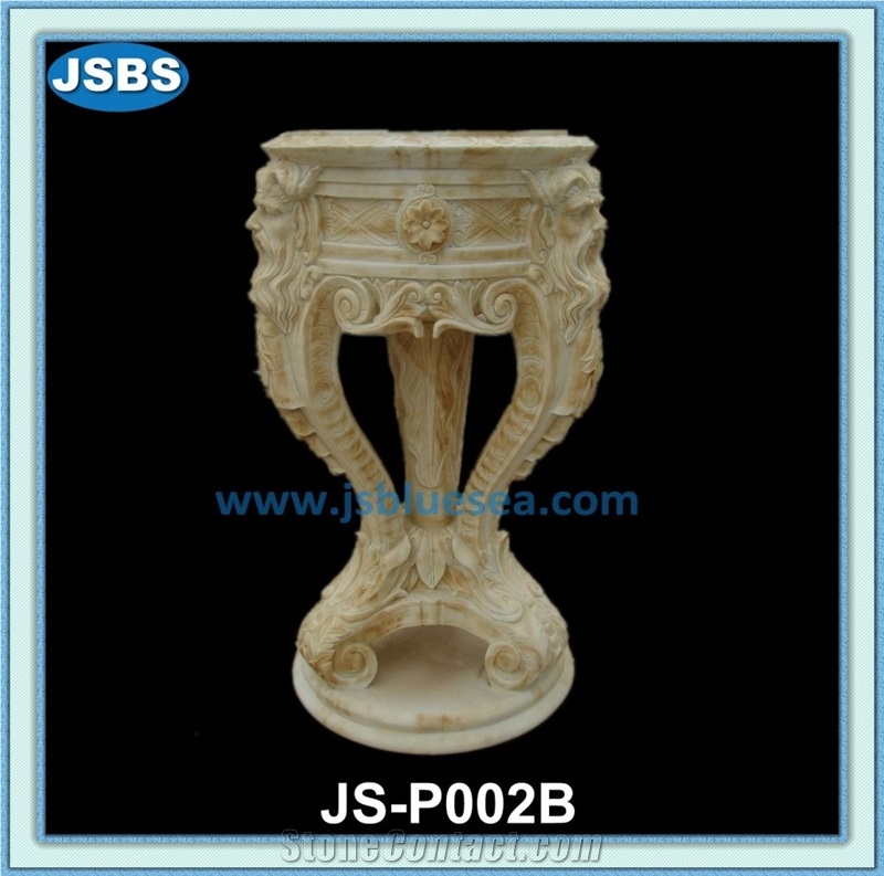 Design Cheap Natural Marble Flower Pot