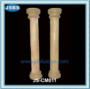 Garden Stone Column Pergola, Natural Marble Columns
