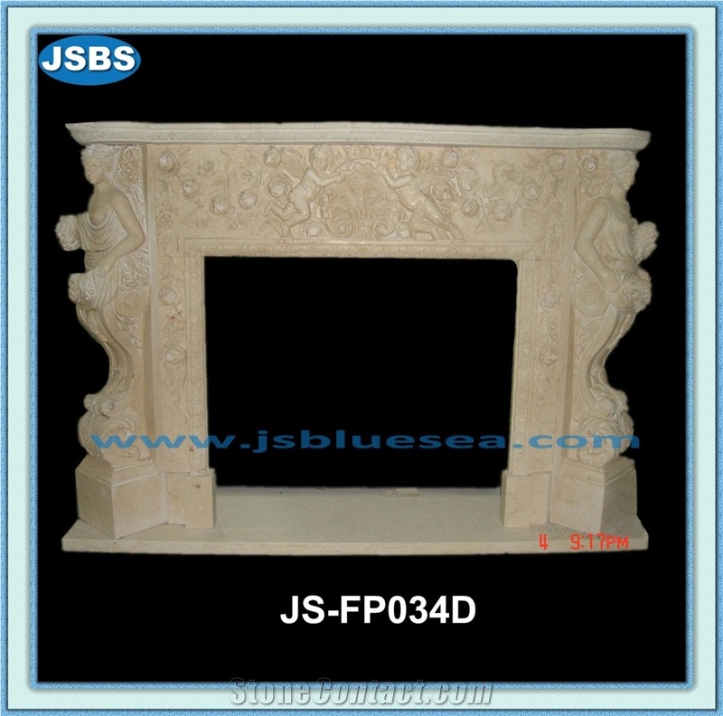 Natural Antique Stone Fireplace Inserts, Natural Marble Fireplace Inserts