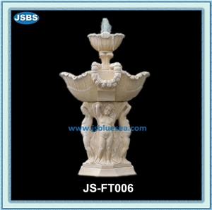 Natural Garden Marble Water Fountain