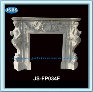 Natural Stone Fireplace Mantel, Natural Marble Fireplace Mantel