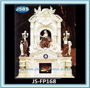 Natural Stone Fireplace Mantel, Natural Marble Fireplace Mantel