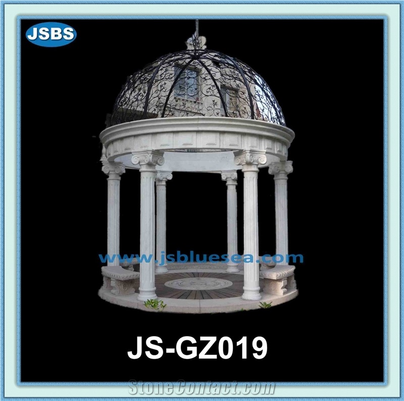 Natural Stone Marble Gazebo Canopy