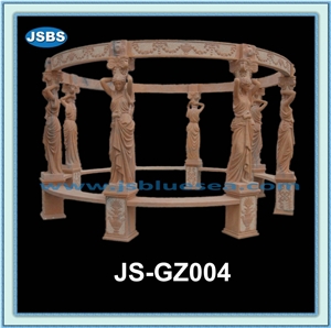 Natural Stone Marble Gazebo Canopy