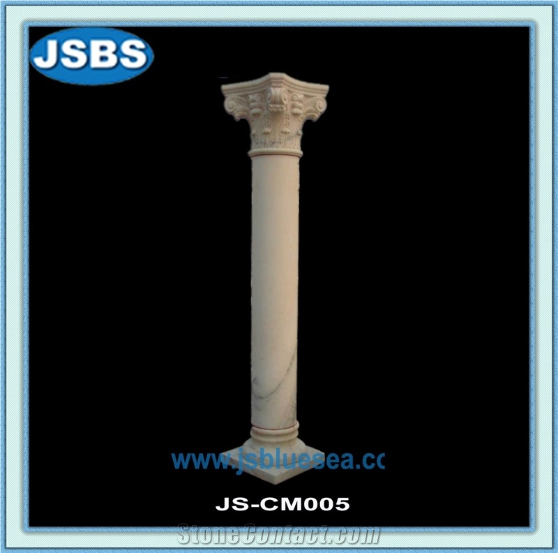 Natural Stone Porch Columns Design, Natural Marble Columns