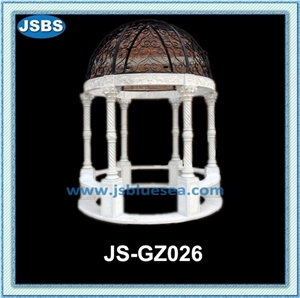 White Wedding Marble Gazebo for Sale