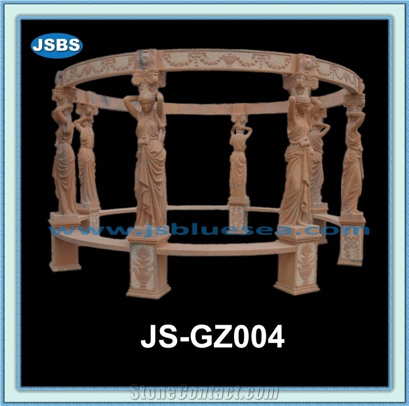White Wedding Marble Gazebo for Sale