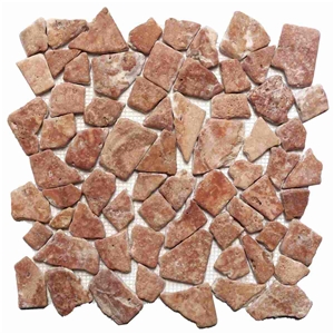 Paladien Red Travertine Mosaic