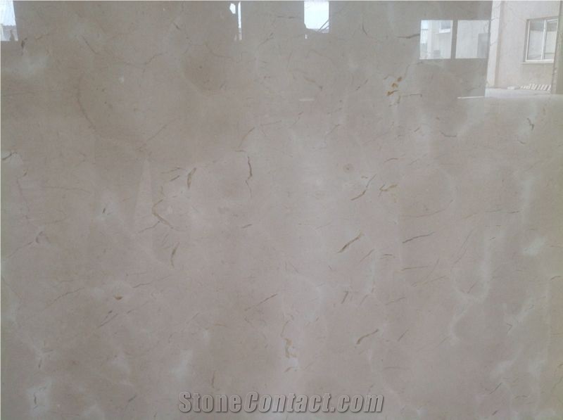 Crema Luna Beige Marble Block, Slabs