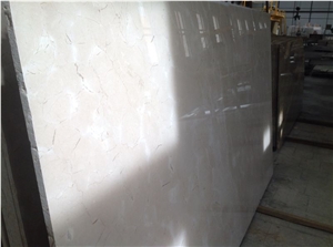 Crema Luna Beige Marble Block, Slabs