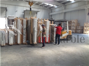 Kastamonu Beige Marble Slabs, Crema Luna Beige Marble