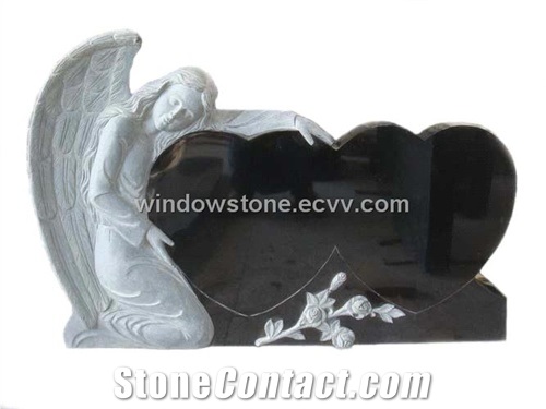 American Gravestone & Tombstone, Black Basalt Gravestone