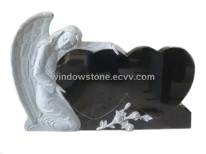 American Gravestone & Tombstone, Black Basalt Gravestone