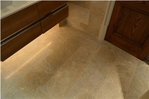Crema Eneus Marble Bathroom Flooring, Walling
