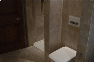 Crema Eneus Marble Bathroom Flooring, Walling
